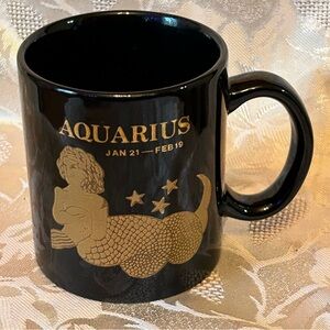 Vintage Aquarius Zodiac Mug